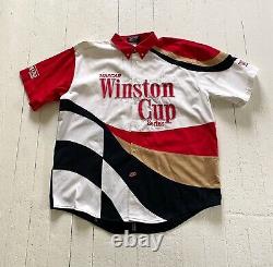 Chemise à manches courtes à boutons de l'uniforme de l'équipe de pit de la NASCAR Winston Cup Series 2XL