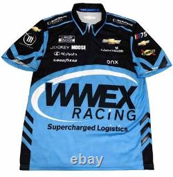 Chemise d'équipe de stand LRG 2023 Trackhouse Racing Nascar Ross Chastain Chevy WWEX