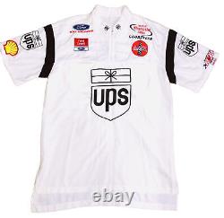 Chemise d'équipe de stand VTG Nascar UPS Dale Jarrett Yates RACING RYR Ford Winston Cup #88