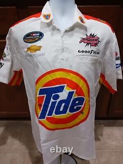Chemise d'équipe utilisée en course Kevin Harvick Inc XL Tide Chevy Silverado NASCAR Truck