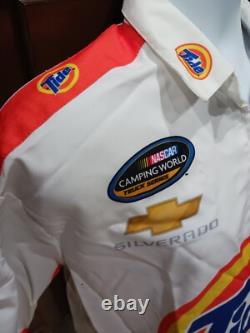 Chemise d'équipe utilisée en course Kevin Harvick Inc XL Tide Chevy Silverado NASCAR Truck