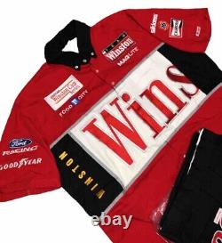 Chemise d'uniforme de l'équipe de ravitaillement utilisée lors de la course de Nascar de Jimmy Spencer Winston No Bull Cup