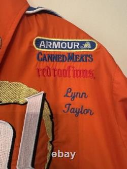 Chemise de l'équipe Nascar vintage Dial Purex Goodyear Armour Can Meats Red Roof Inns