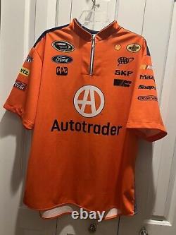 Chemise de l'équipe Penske NASCAR Pit Crew Logano Orange Autotrader XL