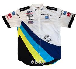 Chemise de l'équipe de pit Roush Jeff Burton NASCAR Northern Light Busch Series Apex Taille XL