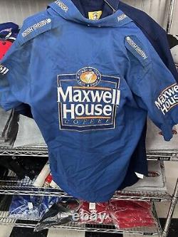 Chemise et pantalon de l'équipe de course Bobby Labonte Maxwell House NASCAR ayant servi lors de la course