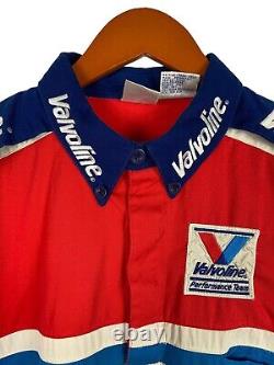 Chemises d'équipage de mécaniciens de la pit lane de Mark Martin, VINTAGE NASCAR Valvoline des années 90, taille XL.