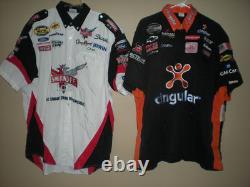 Chemises d'équipe de stand utilisées en course NASCAR