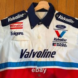 Chi Chie NASCAR Valvoline Mark Martin -T-shirt de l'équipe de pit Winston Series Vintage
