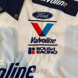 Chi Chie NASCAR Valvoline Mark Martin -T-shirt de l'équipe de pit Winston Series Vintage
