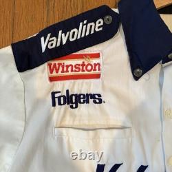 Chi Chie NASCAR Valvoline Mark Martin -T-shirt de l'équipe de pit Winston Series Vintage