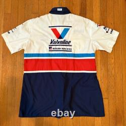 Chi Chie NASCAR Valvoline Mark Martin -T-shirt de l'équipe de pit Winston Series Vintage