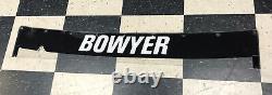 Clint Bowyer #14 Nascar Race Used Rear Window Banner Non-sheetmetal