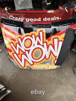 Cole Custer #41 2021 Wow Wow Nascar Course Utilisé Tôle Capot #6579