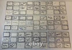 Collection massive des années 1990 d'un seul propriétaire de 187 AUTOGRAPHES NASCAR