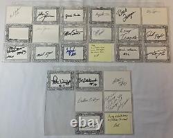 Collection massive des années 1990 d'un seul propriétaire de 187 AUTOGRAPHES NASCAR