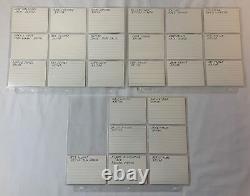 Collection massive des années 1990 d'un seul propriétaire de 187 AUTOGRAPHES NASCAR