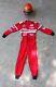 Combi Et Casque De Course Vintage Des Pilotes Nascar Heureux