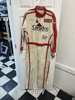 Combiinaison de course complète utilisée par Jason Jarrett aux Nascar Winston Cup pour Caradco Windows