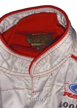 Combinaison de course rare VTG Kenny Wallace Nascar Team utilisée par l'équipe de stand AutoZone Impact