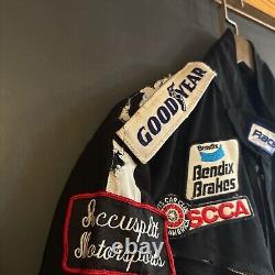 Combinaison de course vintage Goodyear CSR Racing NASCAR VTG Corky Linder Track