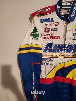 Combinaison de l'équipe de stands utilisée lors de la course de la Coupe Winston de Nascar Fitzbradshaw Kerry Earnhardt