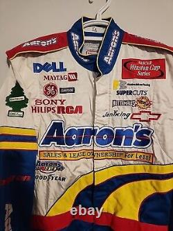 Combinaison de l'équipe de stands utilisée lors de la course de la Coupe Winston de Nascar Fitzbradshaw Kerry Earnhardt