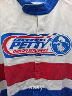 Combinaison de pilote NASCAR Richard Petty pour hommes XL Expérience de conduite Disney Vintage