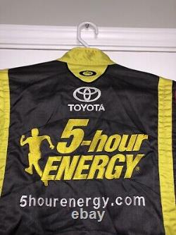 Combinaison de pompier d'équipe de pit Nascar XL 38W x 33L SFI Oakley Racing 5-Hour Energy Toyota TRD
