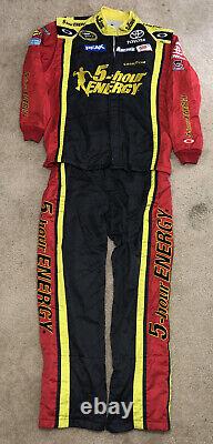 Combinaison de pompier d'équipe de pit Nascar XL 38W x 33L SFI Oakley Racing 5-Hour Energy Toyota TRD