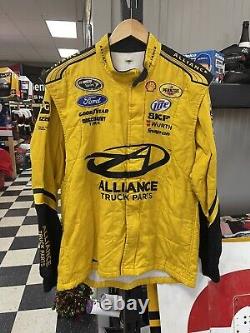 Combinaison de pompier de l'équipe de stand de ravitaillement utilisée lors de la course de Nascar de Brad Keselowski Alliance Truck #3176