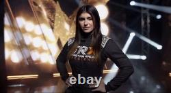 Combinaison ignifugée médiatique Hailie Deegan 2023 avec sac, combinaison de course NASCAR SRX assortie