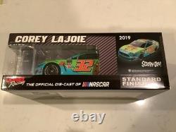 Corey Lajoie Autographié 2019 Ford Mustang Keen Parts Scooby-doo Diecast & Carte