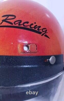 Costume de course vintage des pilotes NASCAR de la marque Glad et casque