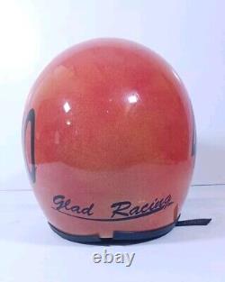 Costume de course vintage des pilotes NASCAR de la marque Glad et casque