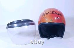 Costume de course vintage des pilotes NASCAR de la marque Glad et casque