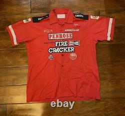 Course D'occasion Randy Ayres #44 Penrose Fire Cracker Racing Pit Crew Shirt/pant Nascar