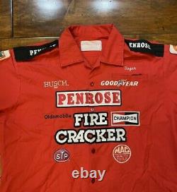 Course D'occasion Randy Ayres #44 Penrose Fire Cracker Racing Pit Crew Shirt/pant Nascar