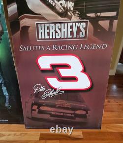 DALE EARNHARDT JR. et SR. Lot de standees en carton promotionnels de 6' à taille réelle NASCAR