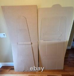 DALE EARNHARDT JR. et SR. Lot de standees en carton promotionnels de 6' à taille réelle NASCAR