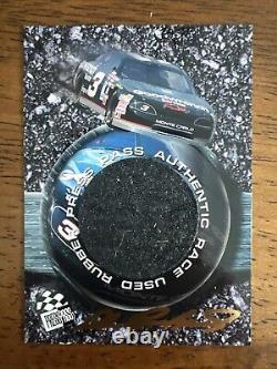 Dale Earnhardt 1996 Press Pass Pneu Usé de Course Brûlant 500 Première Partie Jamais Jouée