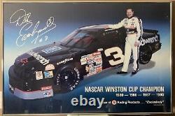 Dale Earnhardt 4-fois champion de la Winston Cup Affiche promotionnelle Unocal 76 36x24