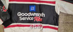Dale Earnhardt Goodwrench Jeff Hamilton Veste en Cuir Manteau Homme NASCAR XL