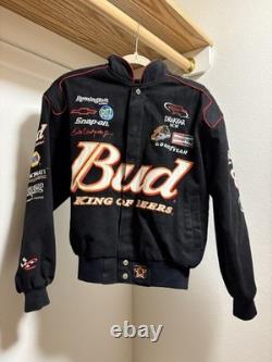 Dale Earnhardt Jr #8 Veste de Course Chase Authentics Nascar Bud Weiser Homme Petit