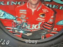 Dale Earnhardt Jr. Nascar Utilisé Goodyear Race Tire Suspendu Mural Authentifié