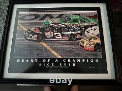 Dale Earnhardt NASCAR Cœur d'un champion Rick Rush A/P 93/5000