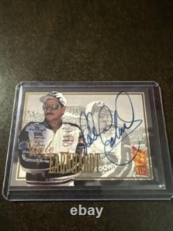 Dale Earnhardt Sr 1996 Press Pass VIP Pack Carte d'Autographe Certifiée Tirée