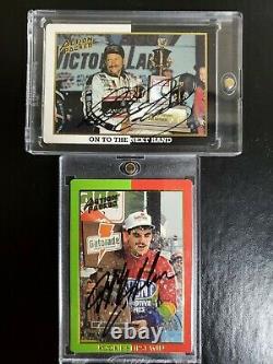 Dale Earnhardt Sr Autographié 1994 Action Packed Jeff Gordon Signé Jsa Cards