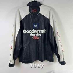Dale Earnhardt Sr Veste de Course Wilson Leather Chase Authentics #3 NASCAR Grande
