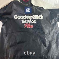 Dale Earnhardt Sr Veste de Course Wilson Leather Chase Authentics #3 NASCAR Grande